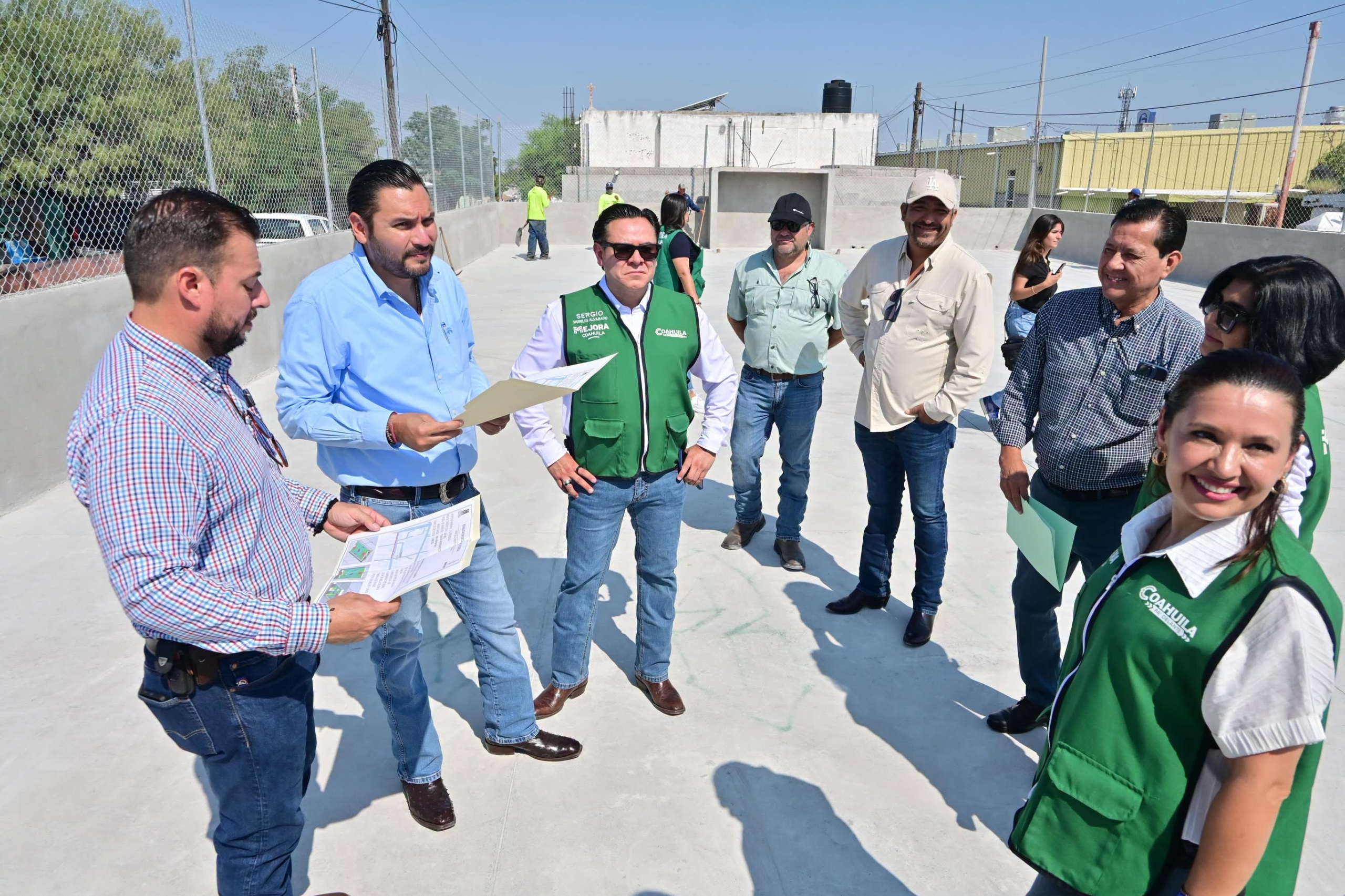 SUPERVISA CARLOS VILLARREAL REHABILITACIÓN DE CANCHA EN PEDREGAL DE SAN ÁNGEL CON INVERSIÓN SUPERIOR A 1.7 MDP