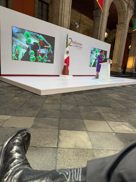 COAHUILA PRESENTE EN EL SEGUNDO INFORME DE LA PRESIDENTA DE MÉXICO: MANOLO JIMÉNEZ