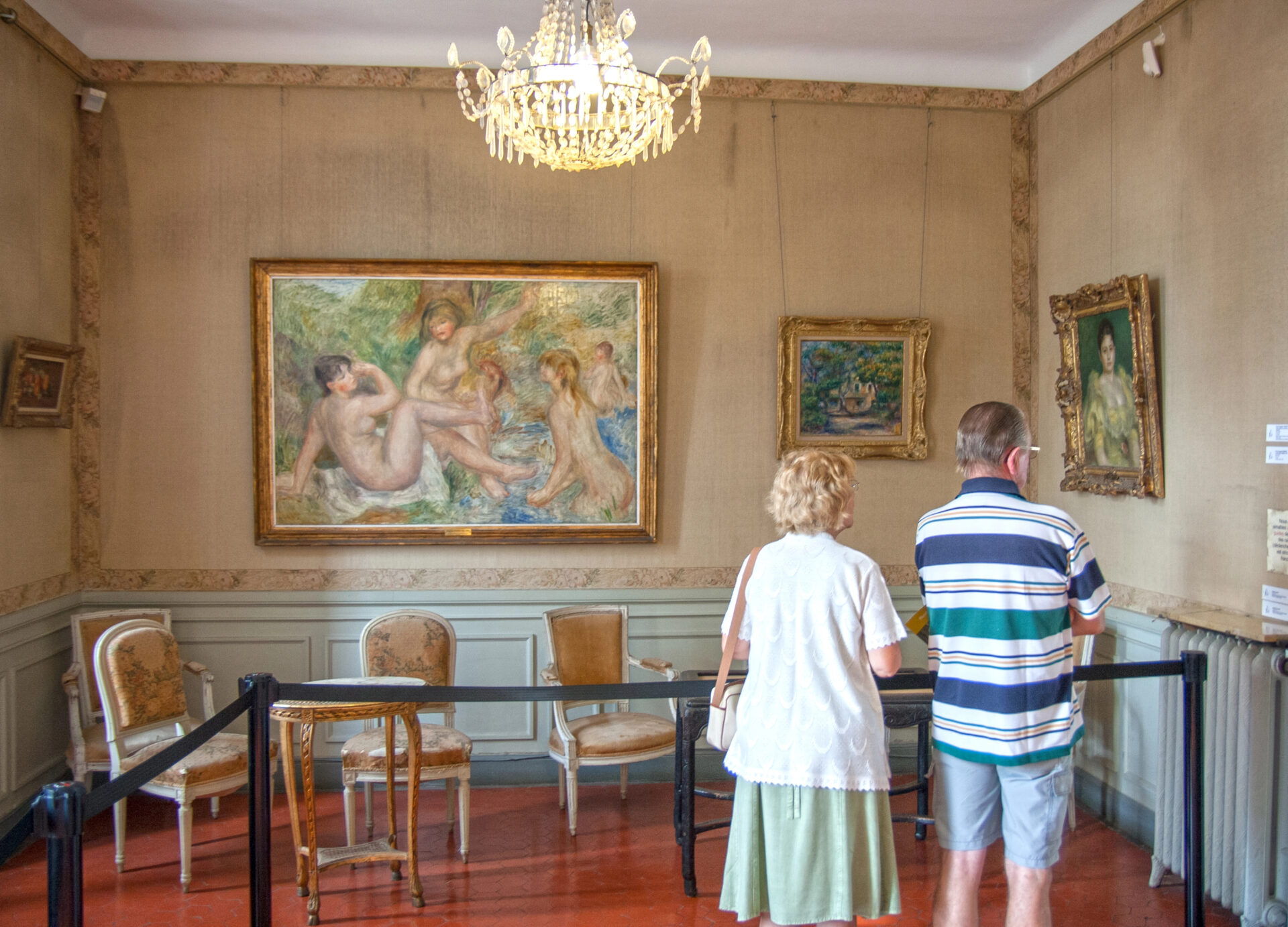 ROBAN 4 OBRAS DE ARTE DEL MUSEO RENOIR, EN FRANCIA