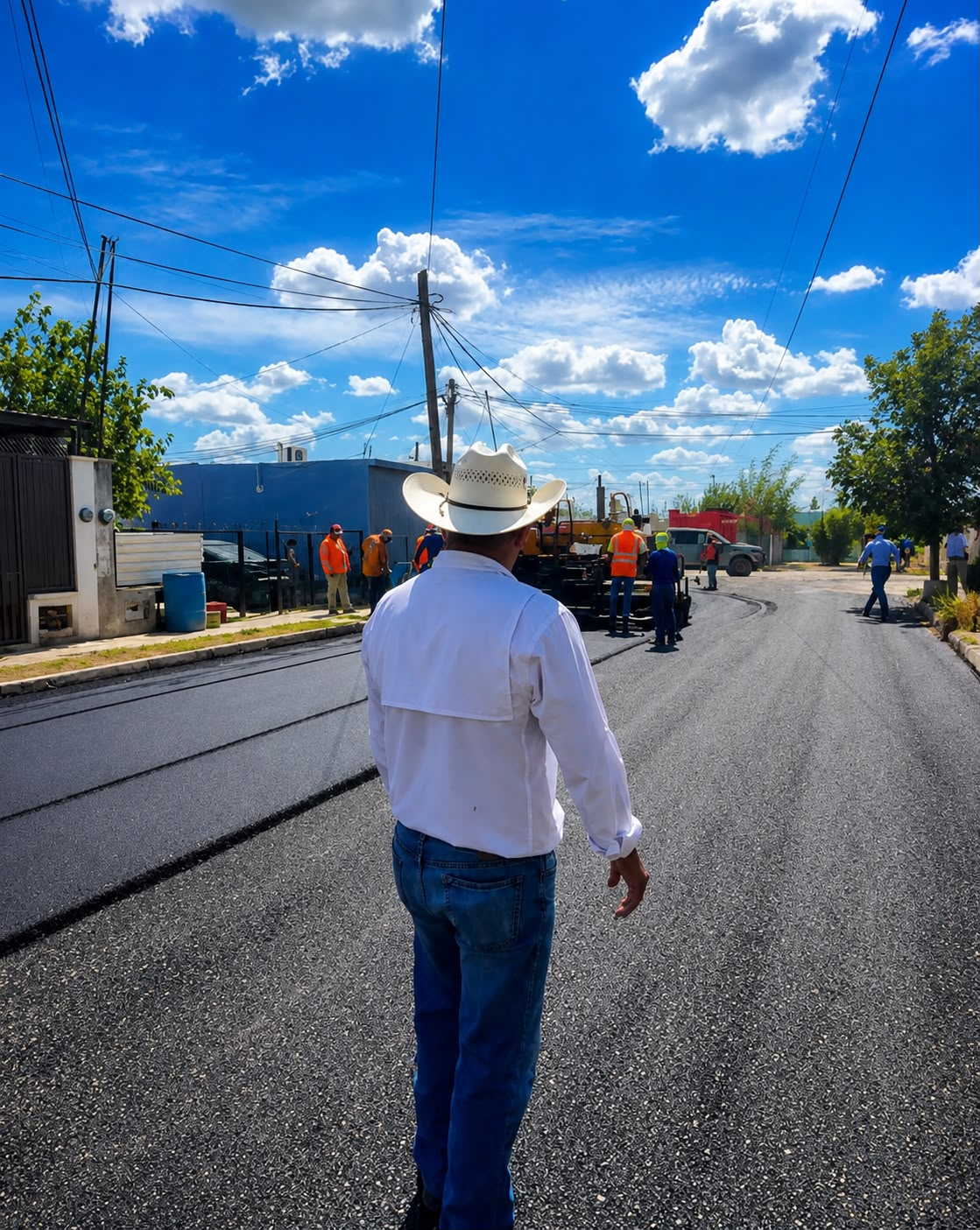 CUMPLE CHANO DÍAZ CON PAVIMENTACIÓN EN LA COLONIA SANTO DOMINGO