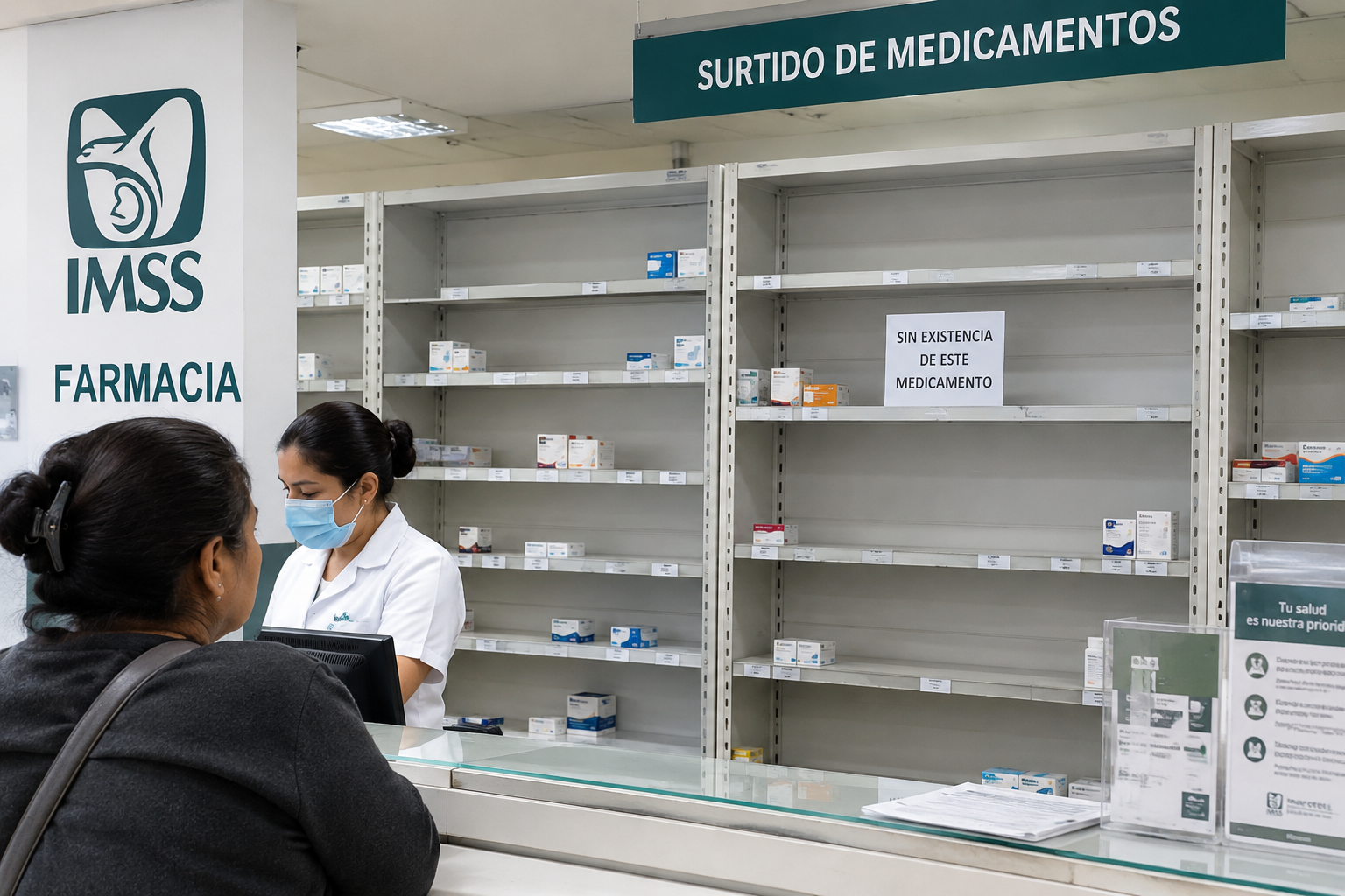 CULPA SECRETARÍA DE SALUD A PROVEEDORES POR FALLAS EN ABASTO DE MEDICINAS