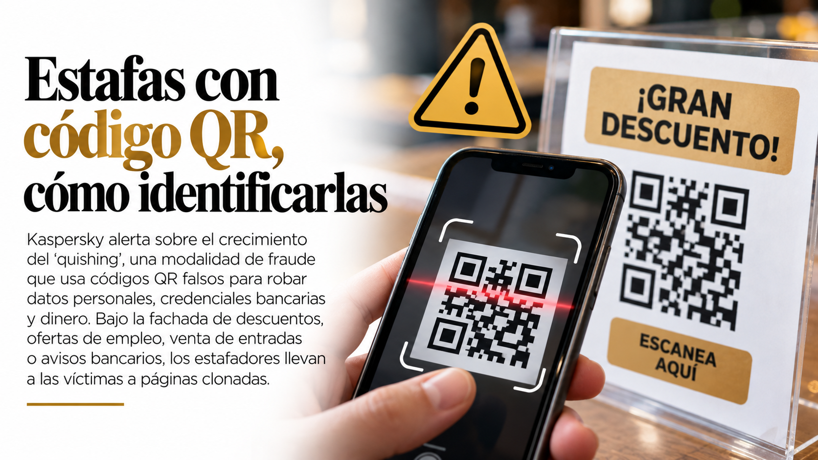 ESTAFAS CON CÓDIGO QR, COMO IDENTIFICARLAS