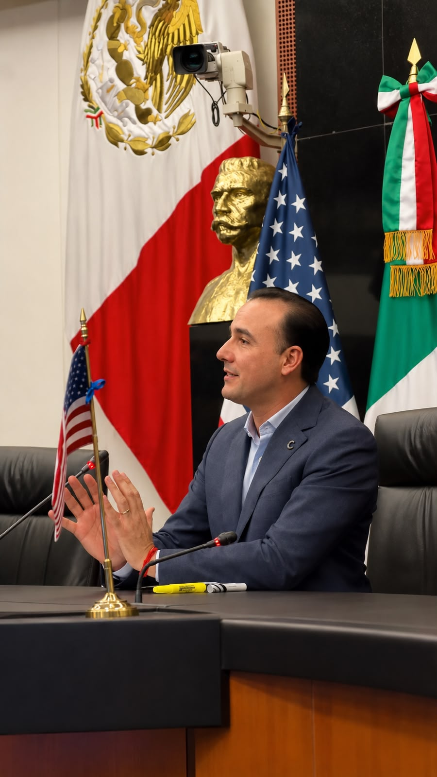 DESTACA MANOLO JIMÉNEZ MODELO DE SEGURIDAD DE COAHUILA EN EL SENADO