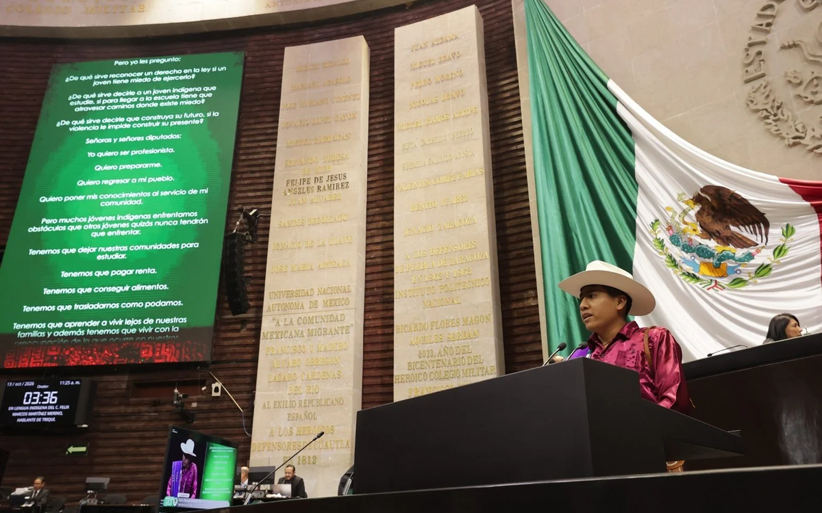 HABLANTE DE LENGUA TRIQUI PIDE A LA CÁMARA DE DIPUTADOS APOYO PARA MESA DE PAZ, JUSTICIA, SEGURIDAD, RECONCILIACIÓN Y DESARROLLO EN ESA REGIÓN