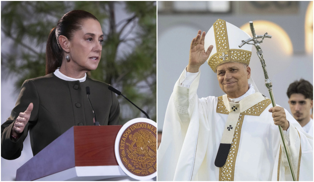 DESEA SHEINBAUM PRONTA RECUPERACIÓN AL PAPA LEÓN XIV