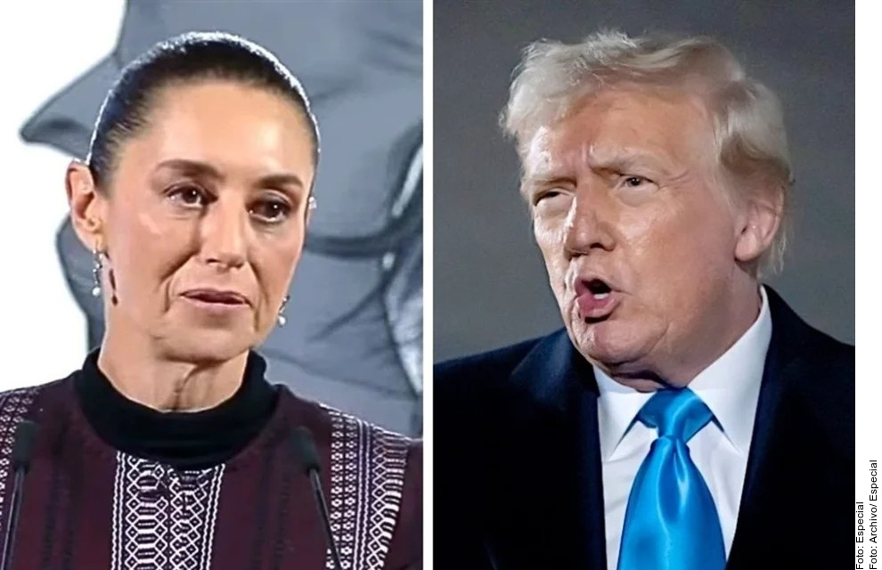 LE HE DICHO A CLAUDIA SHEINBAUM QUE CÁRTELES GOBIERNAN MÉXICO.- TRUMP