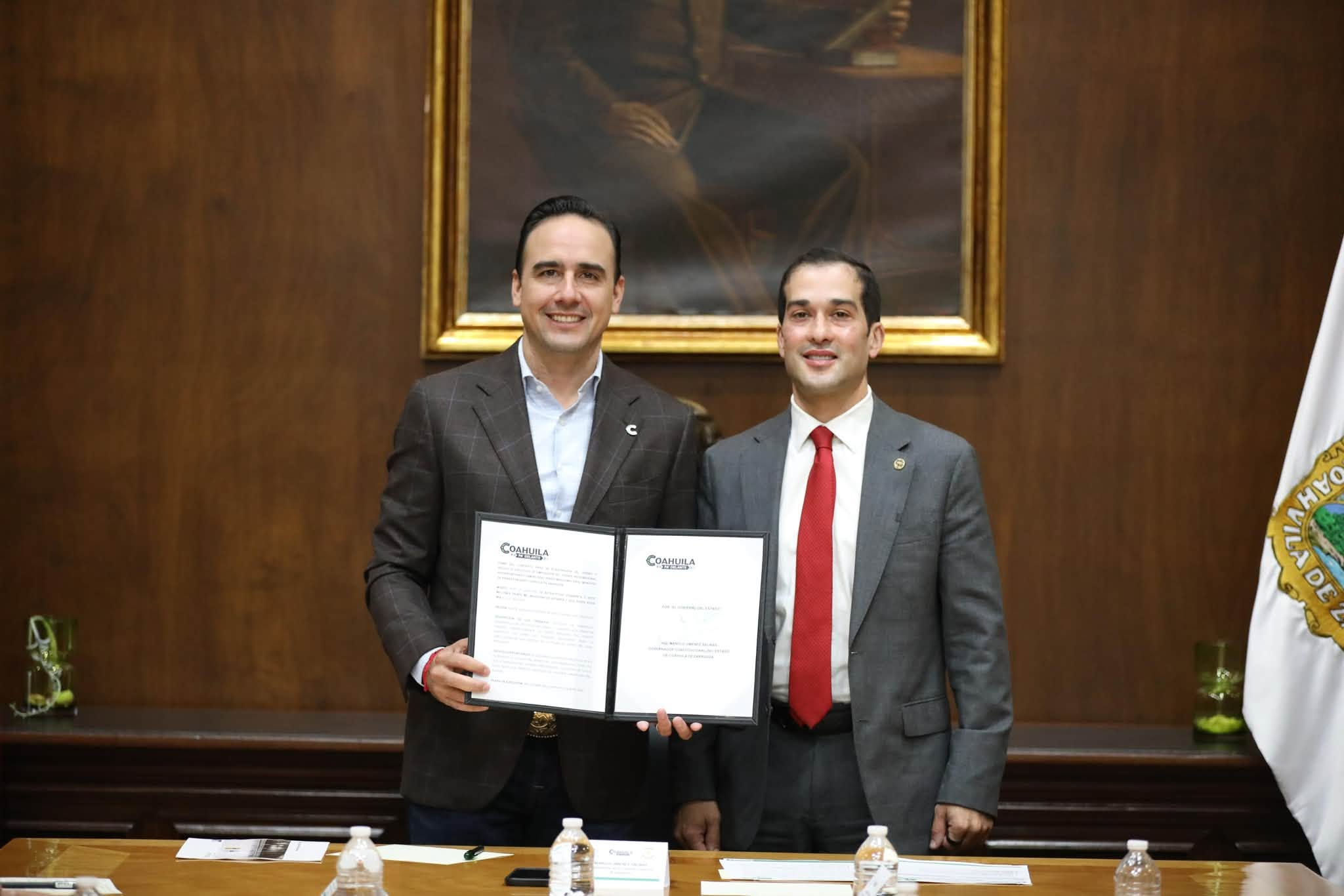 MANOLO JIMÉNEZ Y ALCALDE DE EAGLE PASS REVISAN AVANCES DE AMPLIACIÓN DEL PUENTE 2