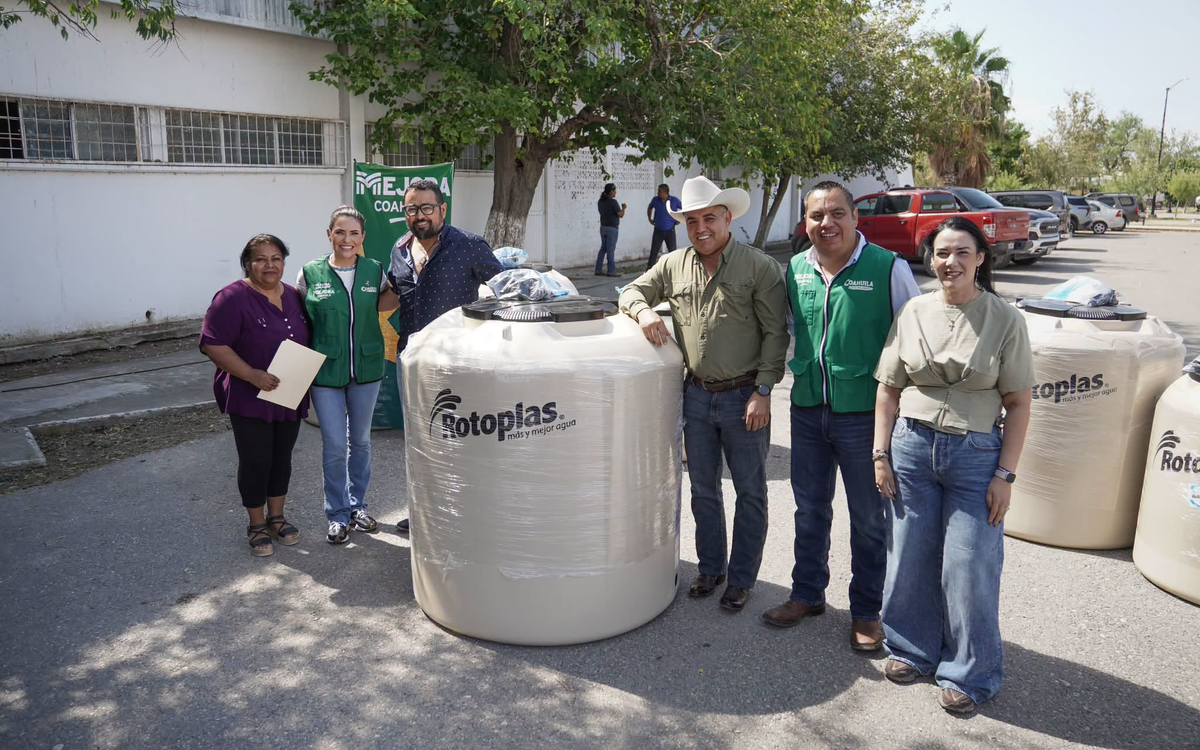 OFRECEN TINACOS A BAJO COSTO PARA HACER FRENTE A CONTINGENCIA DE AGUA EN SABINAS